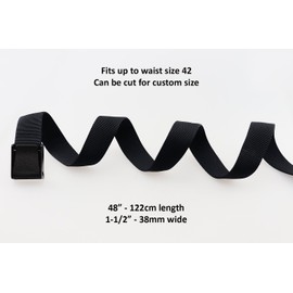 Titan Durable Outdoor Nylon Web Belt Metal Free (Navy)