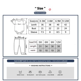 Kiddiezoom Newborn Baby Layette Set 10-Piece with Bodysuits and Pants Set for Unisex Baby Gift Sets