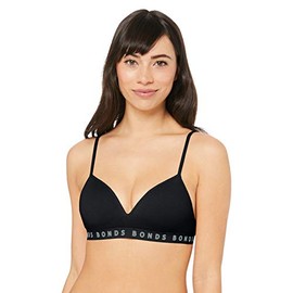 Bonds Women's Flex It First Bra, New Black, 12