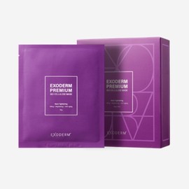 Exoderm Premium Bio Cellulose Mask Pack (Face + Neck) 10 sheets / 엑소덤 프리미엄 바이오 셀룰로오스 마스크팩(얼굴+목) 10매입