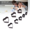 8pcs Leather Die Cutter Hollow Punching Tool High Carbon Steel