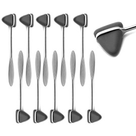 AAProTools 10 Pack of 10 Taylor Neuro Hammers with Stealth Black Heads, Stainless Steel Percussion Reflex Hammers, Doctor and Tools, Supplies for Nurses, 7.5"