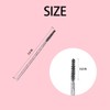 Corconess Skinny Mascara Wands 50pcs Mini Eyelash Brushes Disposable Lash