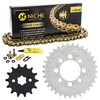 NICHE Drive Sprocket Chain Combo for Kawasaki KLX110 Suzuki DRZ110
