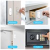 Chatthen WiFi Vibration Sensor, Smart Window Alarm Sensors, Tuya APP