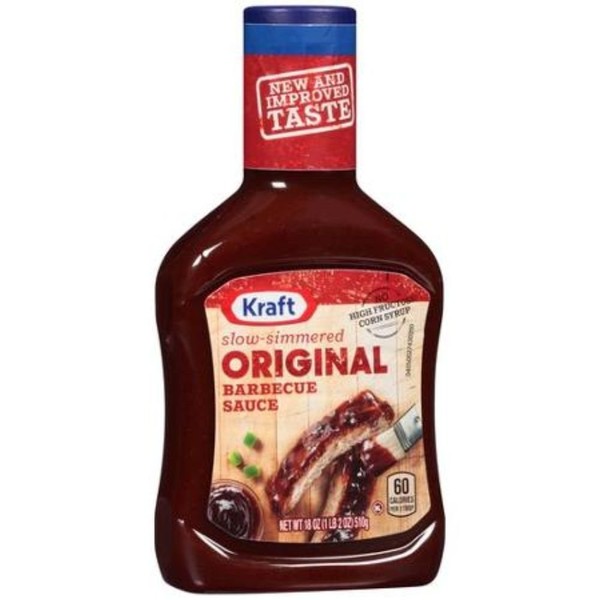 Kraft, BBQ Sauces, 18oz Bottle (Pack of 3) (Choose Flavor Below) (Original)