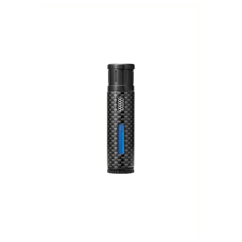 Colibri Encendedor Evo de llama única, fibra de carbono negra