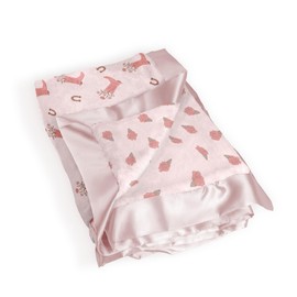 JuJuBe x Studio Oh! Baby Essentials Reversible Baby Blanket - Soft Throw for Newborns & Infants, Ideal for Tummy Time, Home, Travel & Nursery Essentials - Perfect Bloomin Boot