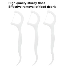 Coufce Travel Dental Floss Picks Professional Teeth Cleaning Tool Portable Flosser Dispenser with Toothpicks Includes 2 Storage Cases(20Pcs)