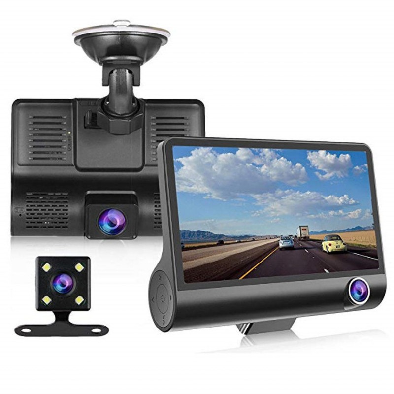 Car Dash Cam Night Vision Reverse Image Dual Lens with