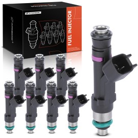 A-Premium Inyectores de combustible compatibles con Ford Expedition y Lincoln Navigator, 2007-2008, V8 5.4L, GAS, juego de 8, repuesto # 0280158140, 7L1Z9F593B