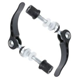 2 Pcs Bicycle Seatpost Clamps Quick Release Bike Seat Clamps Aluminum Alloy Bike Seatpost Skewer Bolts for Bike Cycling