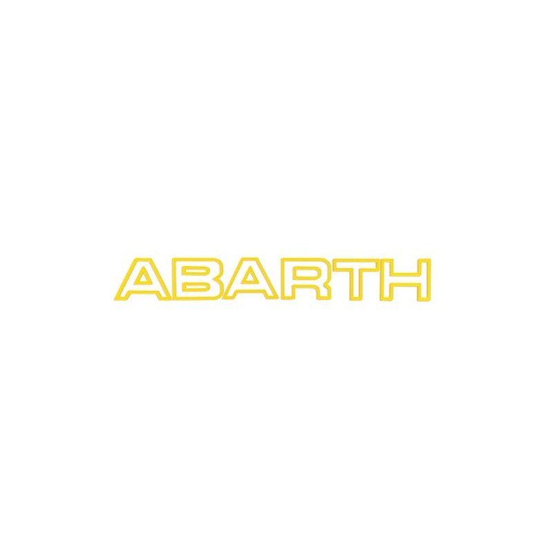Abarth Lettering for Front Grille - Fiat 500 Radiator Grill