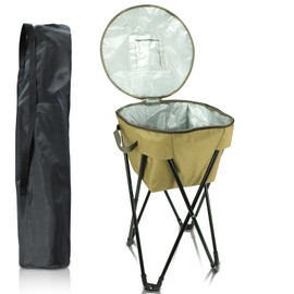 Collapsible Coolers Bag for Travel That Fold Flat,Bracket Insulation Cooler Bag,Collapsible Insulated Ice Chest,Large Leakproof Camping & Travel Cooler