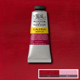 Winsor & Newton Galeria Acrylic Color, 60ml (2-oz) Tube, Permanent Alizarin Crimson
