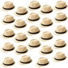 24 Pack 1920s Fedora Hats Bulk for Men Short Brim