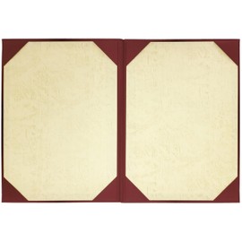 Mino Shokai 8221-08 Certificate File, Cloth, Red, A4, For 2 Sheets