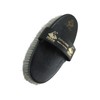 Body brush for horses -Cavaliere- with horse hair longer bristle