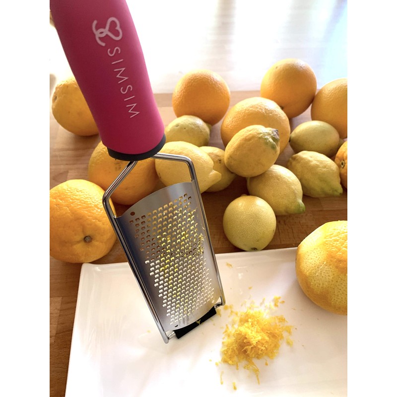 FVLFIL SimSim Fine Super Sharp Professional Grater Dishwasher Safe Multifunctional