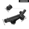 Water Outlet Connect Adapter Engine Coolant Water Outlet - Compatible