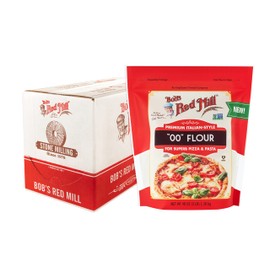 Bob's Red Mill 00 Pizza Flour, Premium Italian Style - 3 Pound (Pack of 4) - Pizza and Pasta Flour, Kosher, Non-GMO
