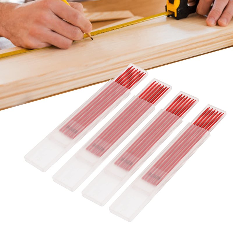 24 Pieces 2.8 mm Carpenter Pencil Refill, Durable Pencil Leads