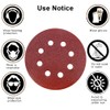 50PCS Sanding Discs Pads 80 Grits 5 Inch Hook and