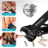 DRMODE Nail Clippers for Men Thick Nails - 16mm Wide