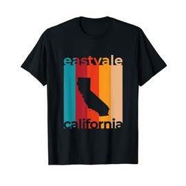 Eastvale CA Souvenirs Retro Kalifornien T-Shirt
