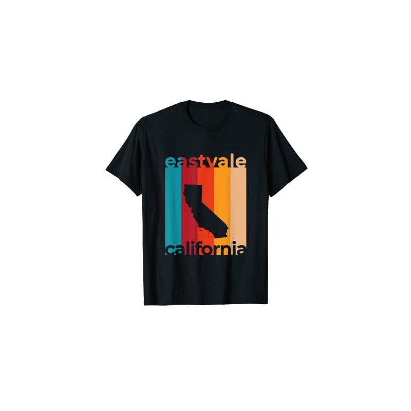 Eastvale CA Souvenirs Retro Kalifornien T-Shirt