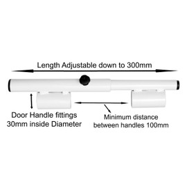 Patio Door Security Lock (White)