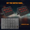 Chelhead 140PCS Universal Switch Panel Stickers Compatible with P1-6/8/12 Gang