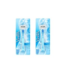 Gillette 2pks Gillette Venus razors 3 blades Starting Kit BOGO **Free Shipping**