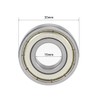 sourcing map 6202ZZ Deep Groove Ball Bearings Z2 15mm X