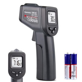 Kaemeasu Digital Infrared Thermometer -58℉-1022℉ (-50℃ to 550℃) High Precision Handheld Non-Contact Electronic Thermometer Pyrometer IR Laser Point Gun KM-550
