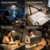 Eye-Caring Desk Lamp for Computer Video Calls with Adjustable Swing
