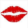 Red Lip Car Decal / Sticker