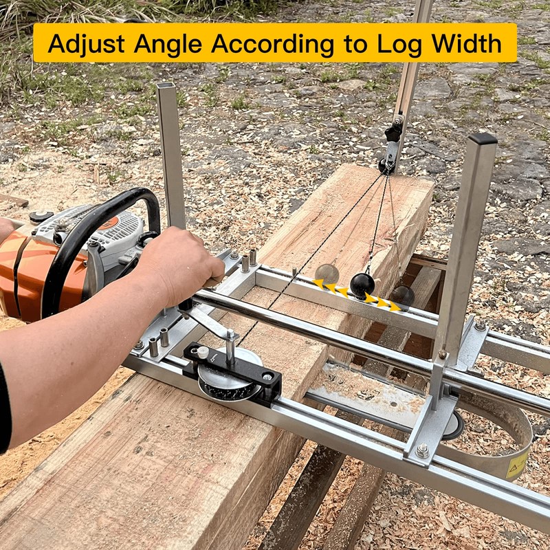 HOTYELL Chainsaw Mill Winch Kit for Chain Saw Milling -