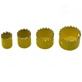 Oudtinx Hole Saw Kit for Wood- 16 Pieces Full Set with 2pcs Mandrels，1pcs Hex Wrench and 1 PVC Install Plate.