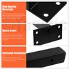 Tanstic 4-Pack 8 Inch Shelf Brackets, Heavy Duty Floating Shelf