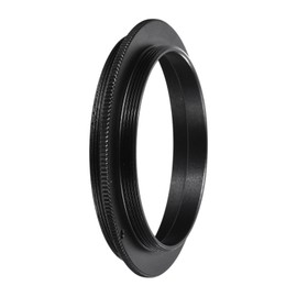 PATIKIL Telescope Adapter M54x0.75mm Male to M48x0.75mm Female Screw Aluminum Alloy Lens Step Up Ring for Camera Telescope Binoculars Black 10mm