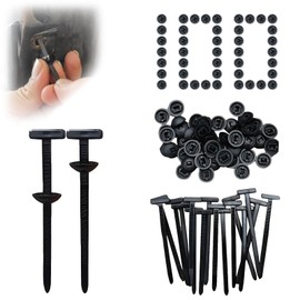 100PCS Universal Cable Tie Buckle | Zip Tie Clips Tie Buckles for Car Repairs | UV Resistant, Durable, Multipurpose Fastening Clips | Perfect for Automotive & DIY Projects