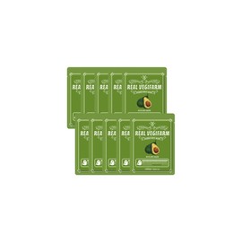 Forderskin Superfood Real Veggie Farm Double Shot Mask 23ml (10 sheets) Avocado / 포더스킨 슈퍼푸드 리얼 베지팜 더블 샷 마스크 23ml (10매) 아보카도