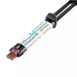 PRIME-DENT Prime Dent Automix Dual-Cure Core Build Up Dental Material - NATURAL or BLUE USA - Natural (A2)