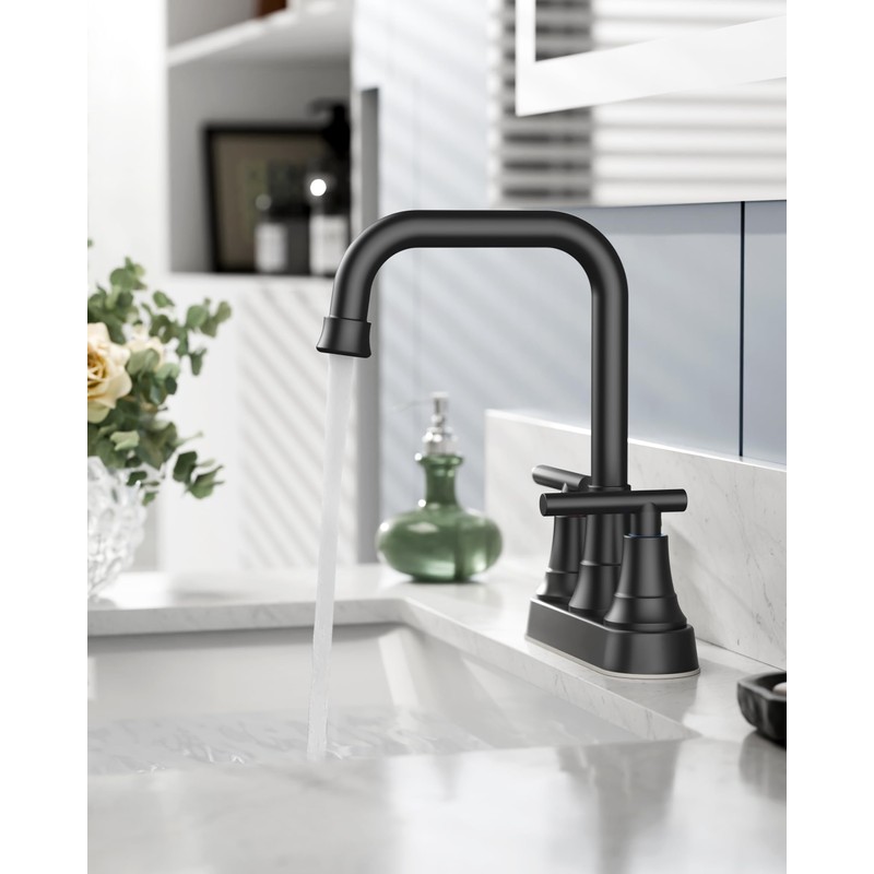FORIOUS RV Bathroom Sink Faucet 2 or 3 Hole Matte