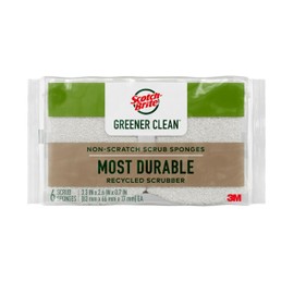 Scotch-Brite® Greener Clean™ Non-Scratch Scrub Sponge, 6 Pack, 6 Units per Case