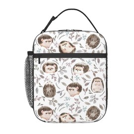 Majoug Hedgehog Lunch Bag/Lunch Box/Lunch Tote/Picnic Bags Insulated Cooler Travel Organizer
