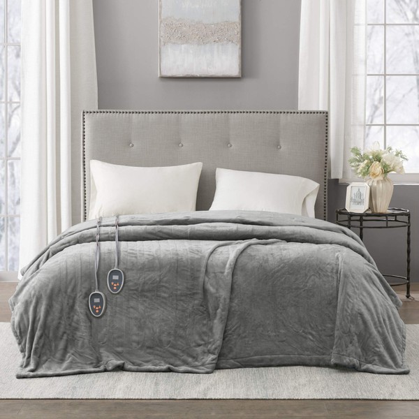 Beautyrest Heated Electric Blanket for Cold Weather, Fast Heating Heated