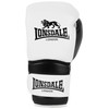 Lonsdale Barford Leather Boxing Gloves White/Black 12 oz