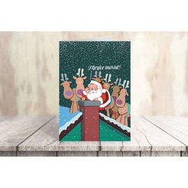 Stonehouse Collection They've Moved - New Address Holiday Card 18 Cards & 19 Envelopes - Funny New Address Cards